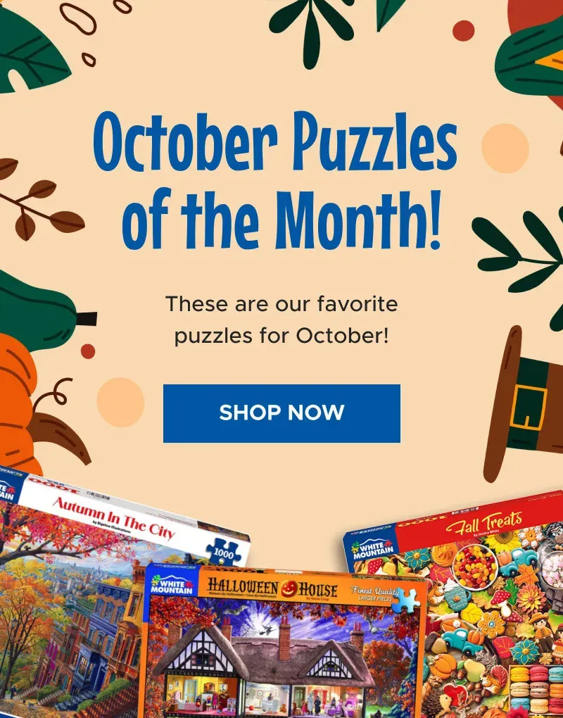 October Puzzles of the Month! | Shop Now